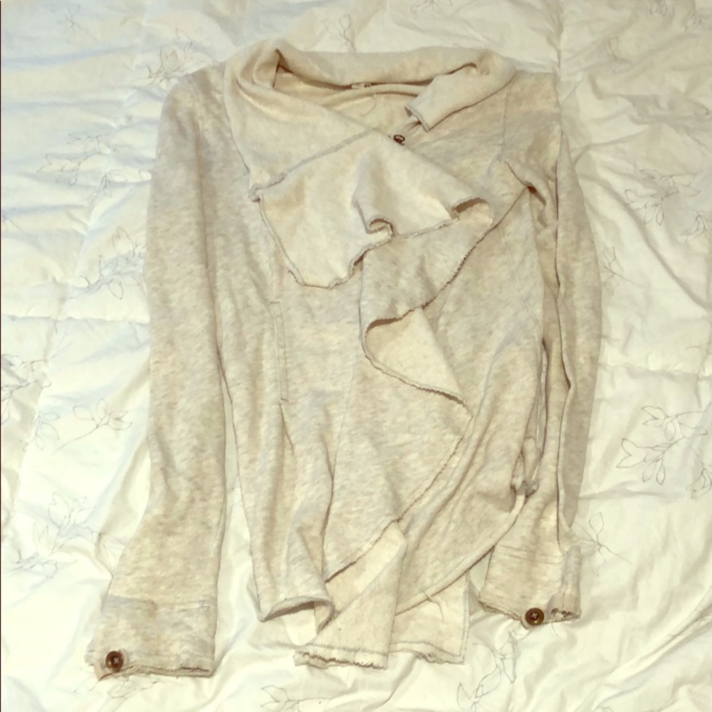 Free People Zip sweater